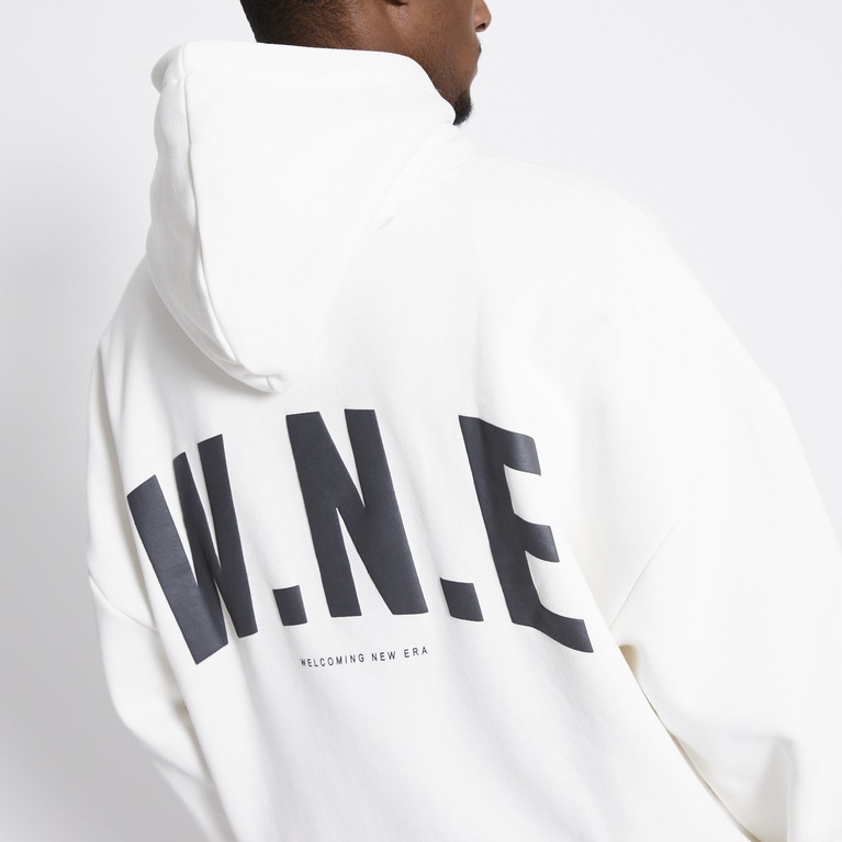 Printed hoodie "Over" Offwhite 2